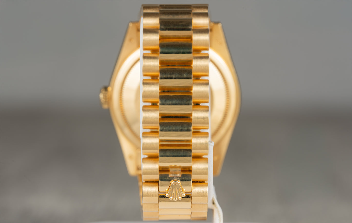 Rolex Day-Date Champ Baguette Dial and Diamond Case Full 18K Yellow Gold 2013 118338