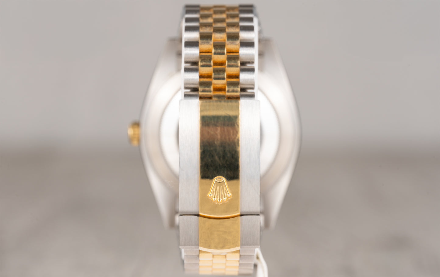 Rolex Datejust Two-Tone Yellow Gold & Stainless Steel Grey Roman Wimbledon Dial 126333