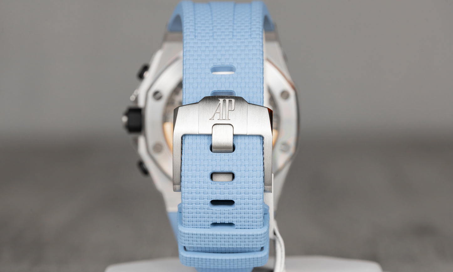 Audemars Piguet Royal Oak Offshore 42mm in Tiffany Blue Chronograph 26238ST