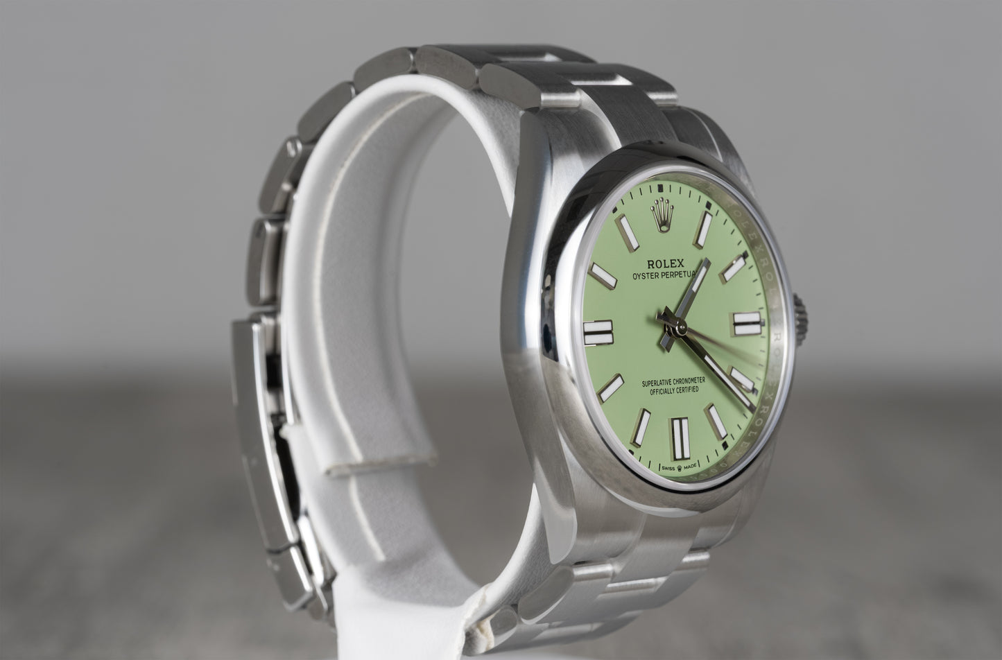 Rolex 41mm OP Pistachio Dial 2025