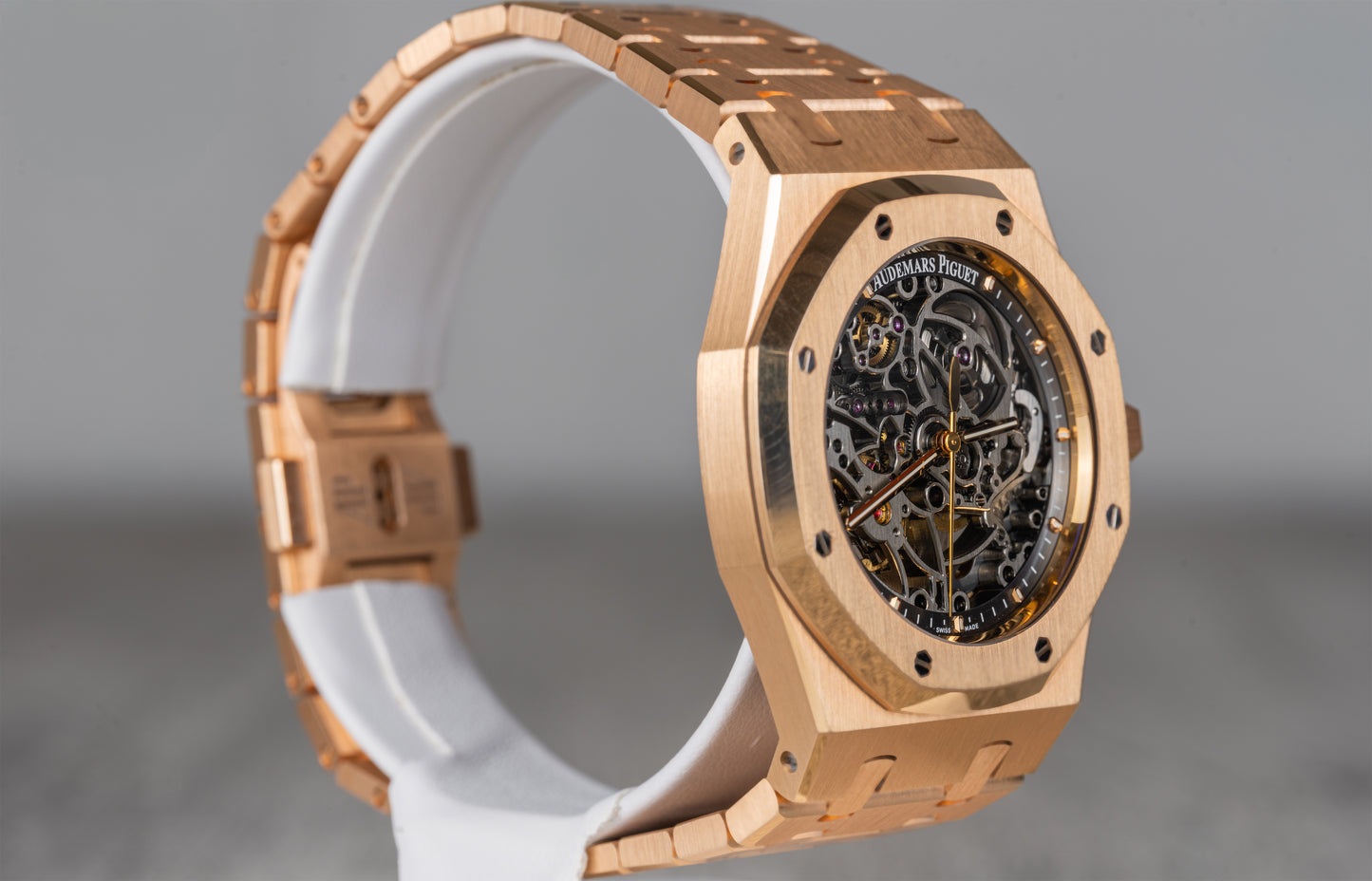 Audemars Piguet Gold 15407OR Royal Oak Skeleton *Discontinued*