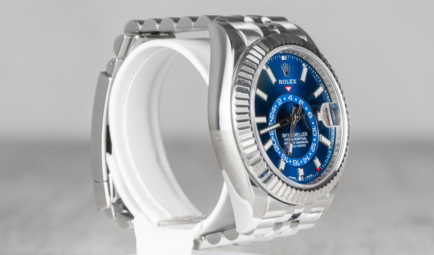 Rolex Skydweler in Blue with Jubilee Band 2022 326934