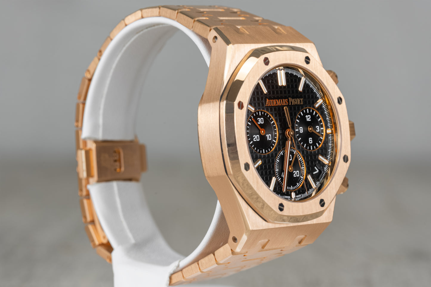 Audemars Piguet Royal Oak Rose Gold Chronograph w/ Black Dial 50th Anniversary 26240OR