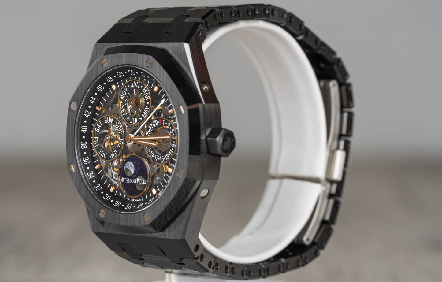 Audemars Piguet Royal Oak Perpetual Calendar Open Works Moon Phase 26585CE.OO.1225CE.01