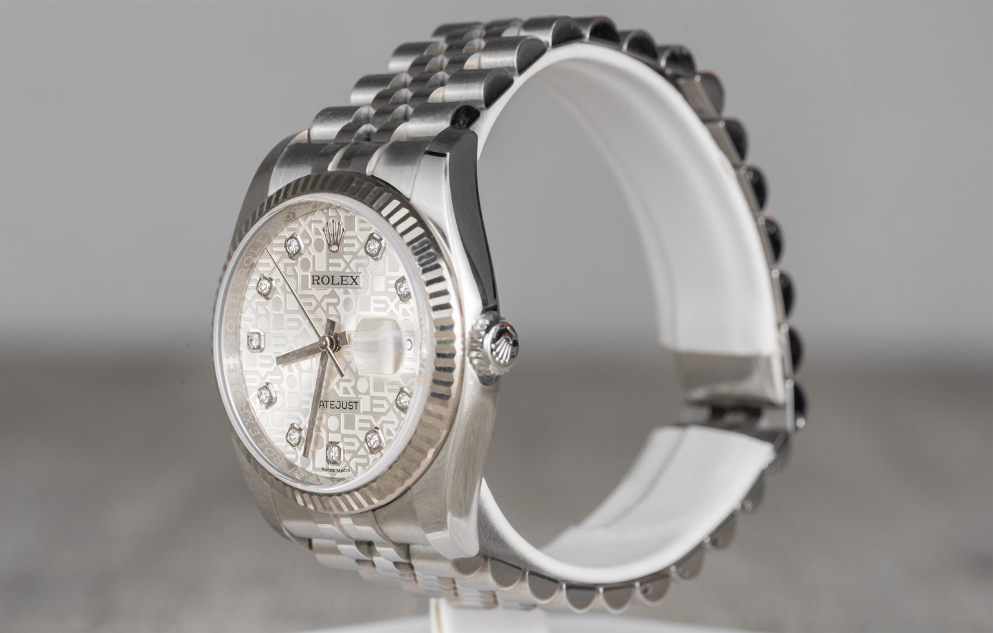 Rolex Datejust Jubilee Motif Dial and Fluted Bezel 2015 116234