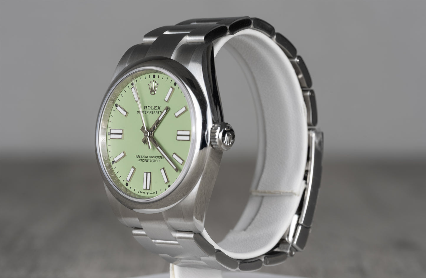 Rolex 41mm OP Pistachio Dial 2025