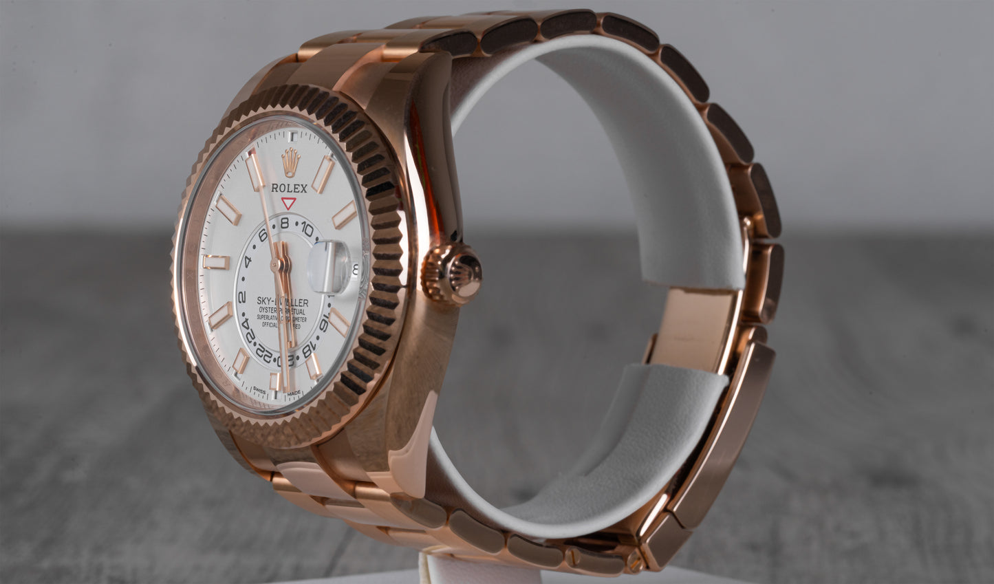 Rolex Sky-Dweller in Rose Gold with White Dial 336935