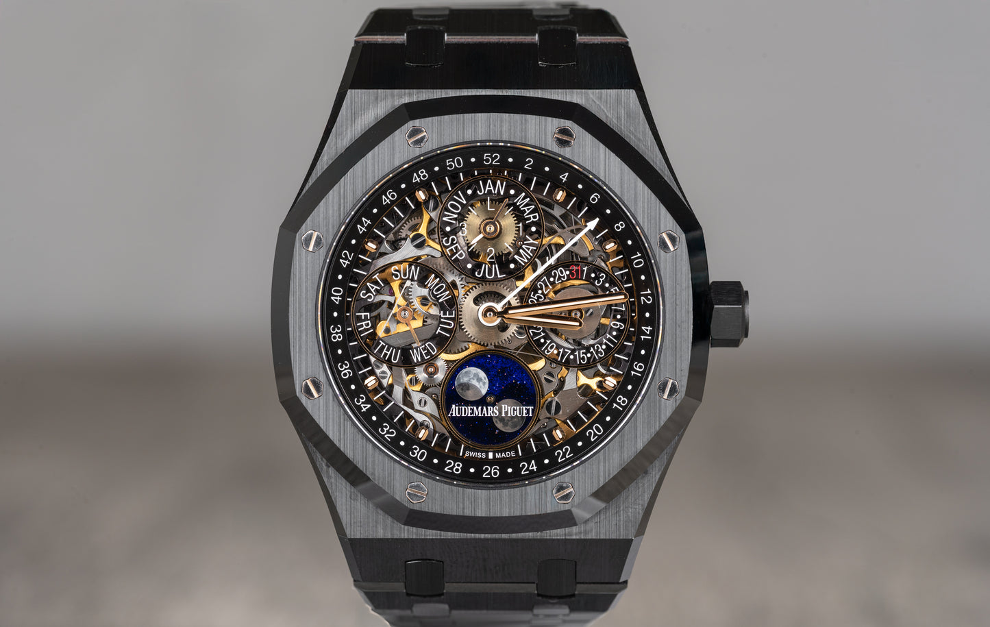 Audemars Piguet Royal Oak Perpetual Calendar Open Works Moon Phase 26585CE.OO.1225CE.01