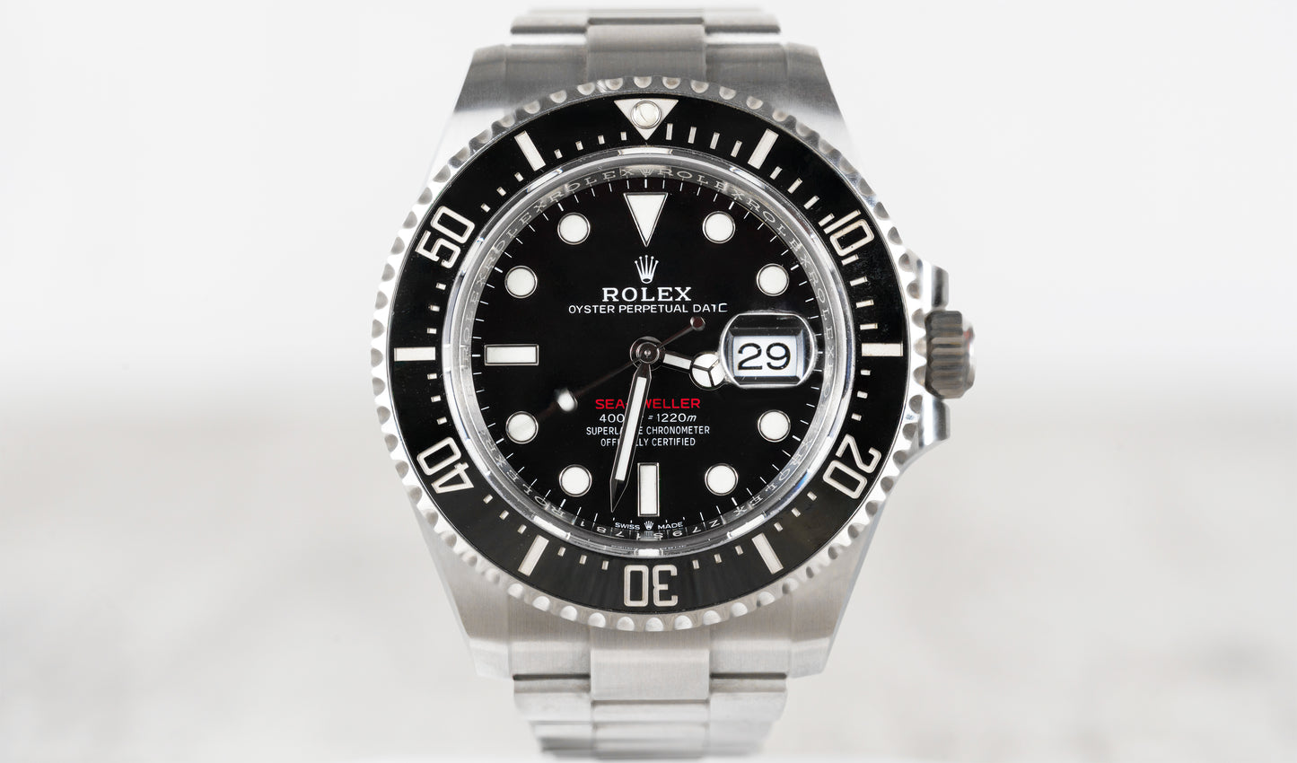 Rolex Sea Dweller 43mm with Black Dial in Steel 126600