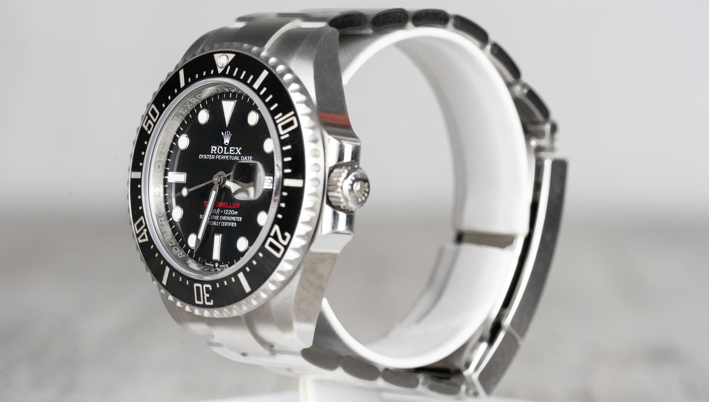 Rolex Sea Dweller 43mm with Black Dial in Steel 126600