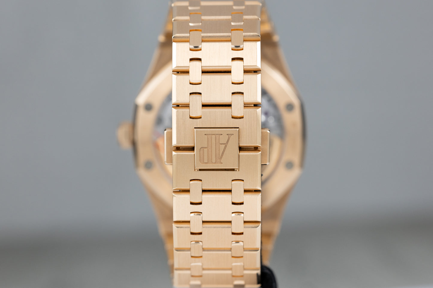 Audemars Piguet 15500OR Royal Oak Selfwinding Rose Gold Black Dial