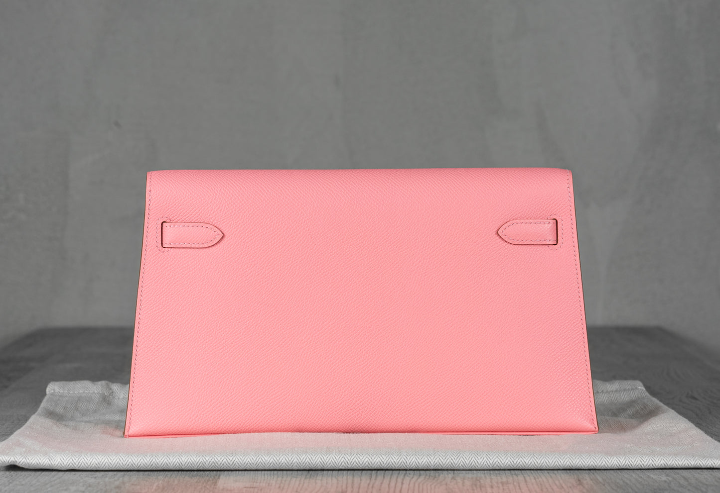 Hermès Kelly Handbag in Rose Confetti Epsom Calfskin Leather with Palladium Hardware