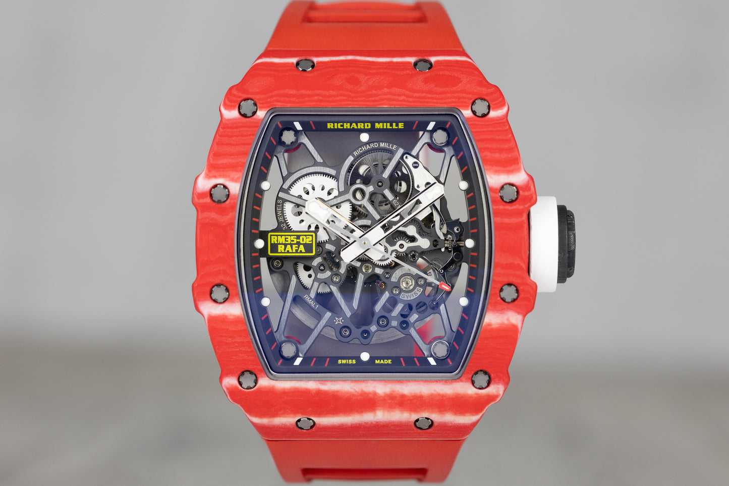 Richard Mille RM35-02 Rafa Nadal Red Carbon TPT Skeletonized Dial