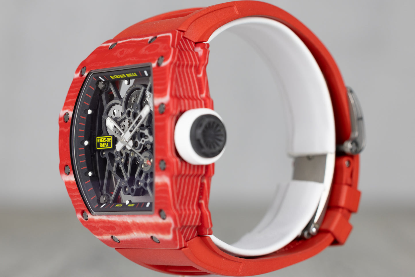 Richard Mille RM35-02 Rafa Nadal Red Carbon TPT Skeletonized Dial