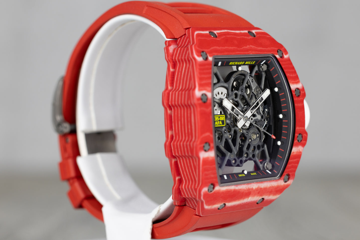 Richard Mille RM35-02 Rafa Nadal Red Carbon TPT Skeletonized Dial