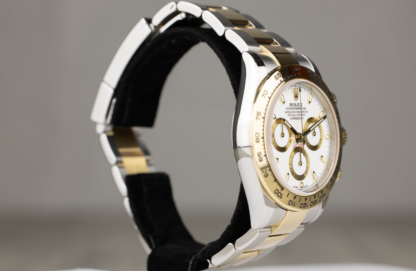 Rolex 116503 Daytona Stainless Steel & Yellow Gold White Dial