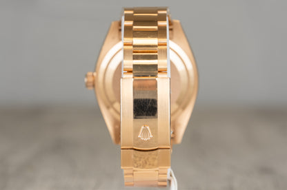 Rolex Sky Dweller Rose Gold Sun Dust Roman Dial 326935