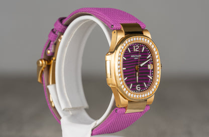 Patek Philippe Ladies Nautilus Rose Gold with Diamond Bezel 7010R 2023