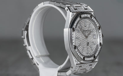 Audemars Piguet Royal Oak Factory Diamonds in White Gold 15202BC