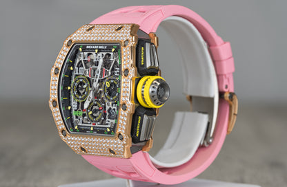 Richard Mille RM11-03 Flyback Chronograph Diamond Set Rose Gold