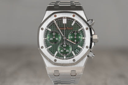 Audemars Piguet Royal Oak Chronograph Stainless Steel w/ Green Dial 26240ST