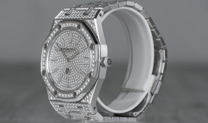 Audemars Piguet Royal Oak Factory Diamonds in White Gold 15202BC