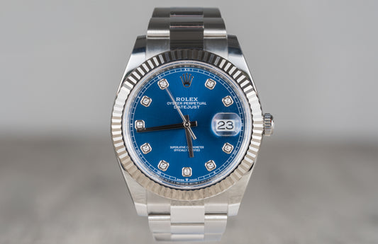Rolex Datejust Blue Diamond Dial 2025