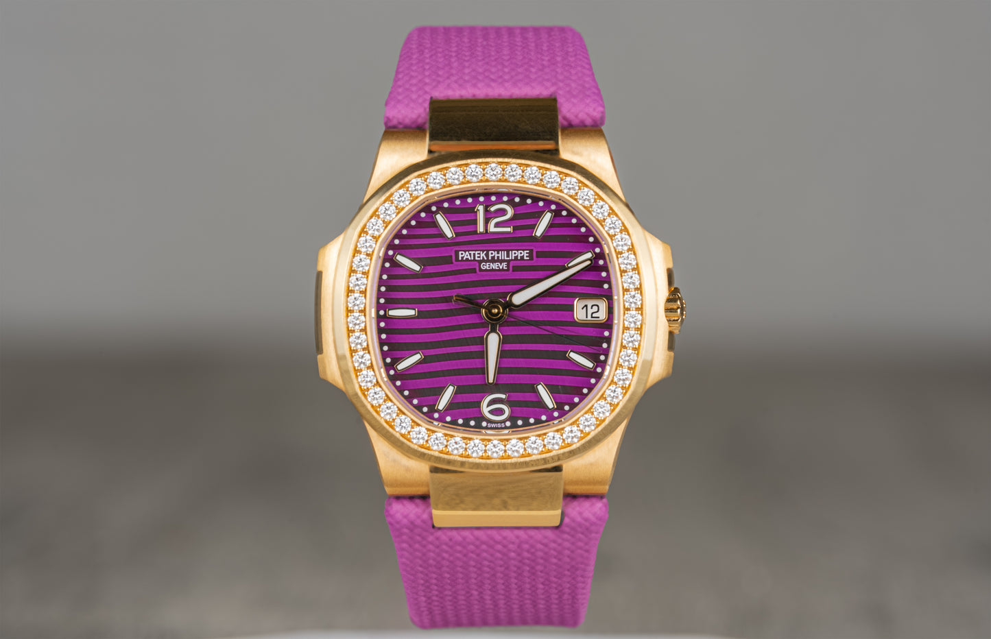 Patek Philippe Ladies Nautilus Rose Gold with Diamond Bezel 7010R 2023