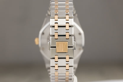 Audemars Piguet 15400SR Royal Oak Stainless Steel & Rose Gold White Dial