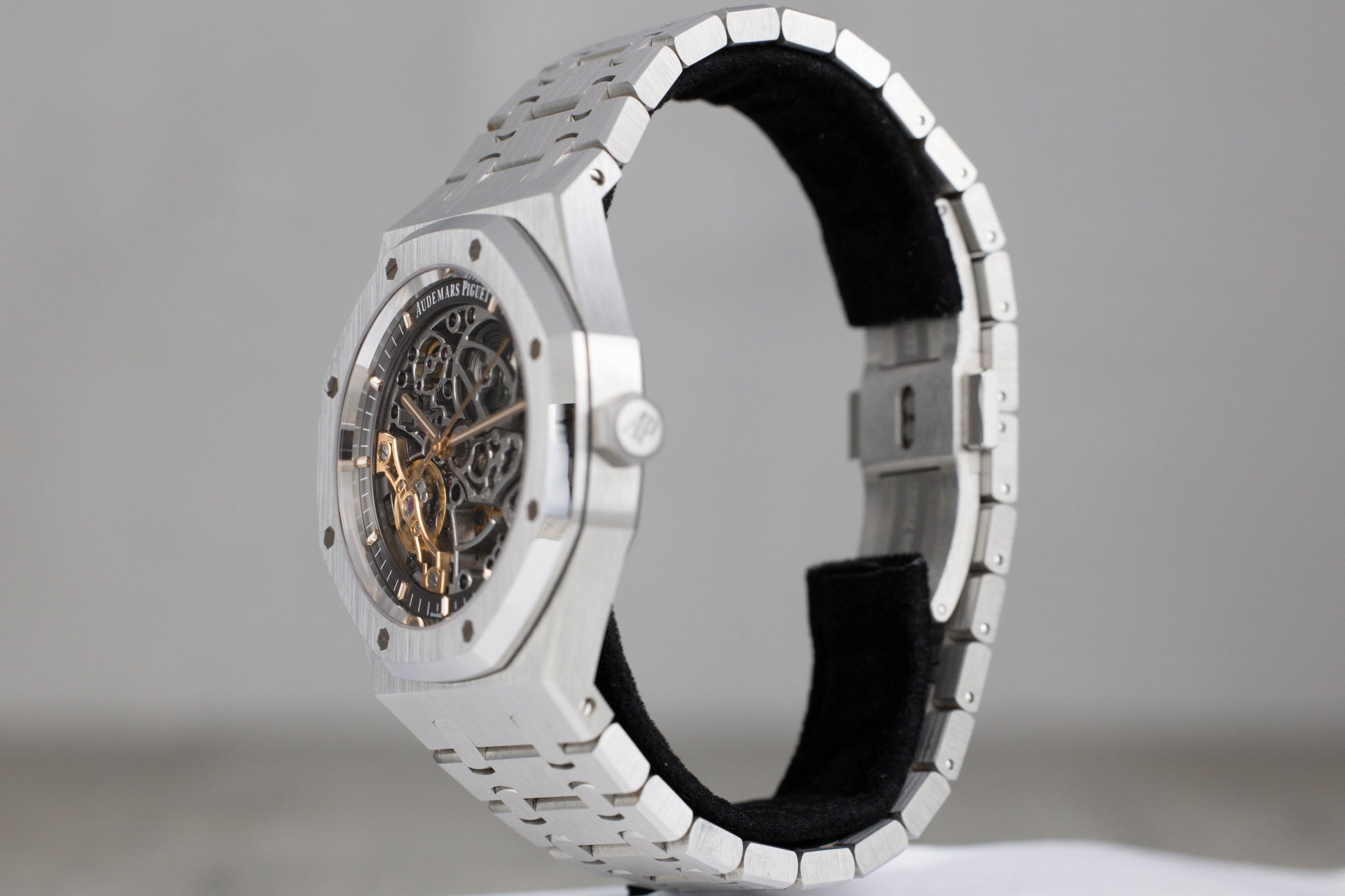 Audemars Piguet 15407ST Royal Oak Stainless Steel Double Balance Wheel Openworked Dial