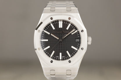 Audemars Piguet 15510ST Royal Oak Selfwinding Stainless Steel Black Dial