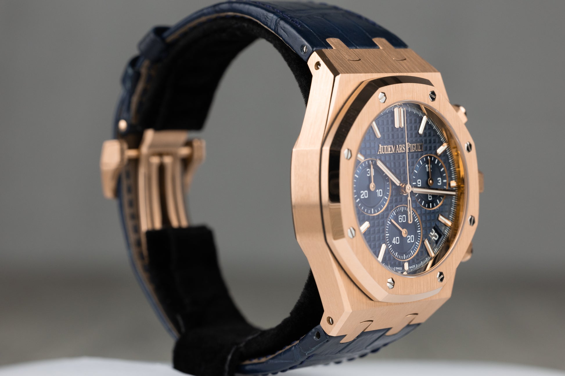 Audemars Piguet 26240OR Royal Oak Chronograph 50th Anniversary Blue Dial