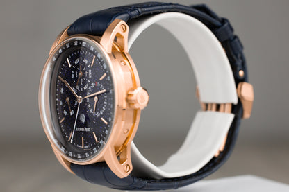 Audemars Piguet 26394OR Code 11.59 Perpetual Calendar Rose Gold Blue Aventurine Dial