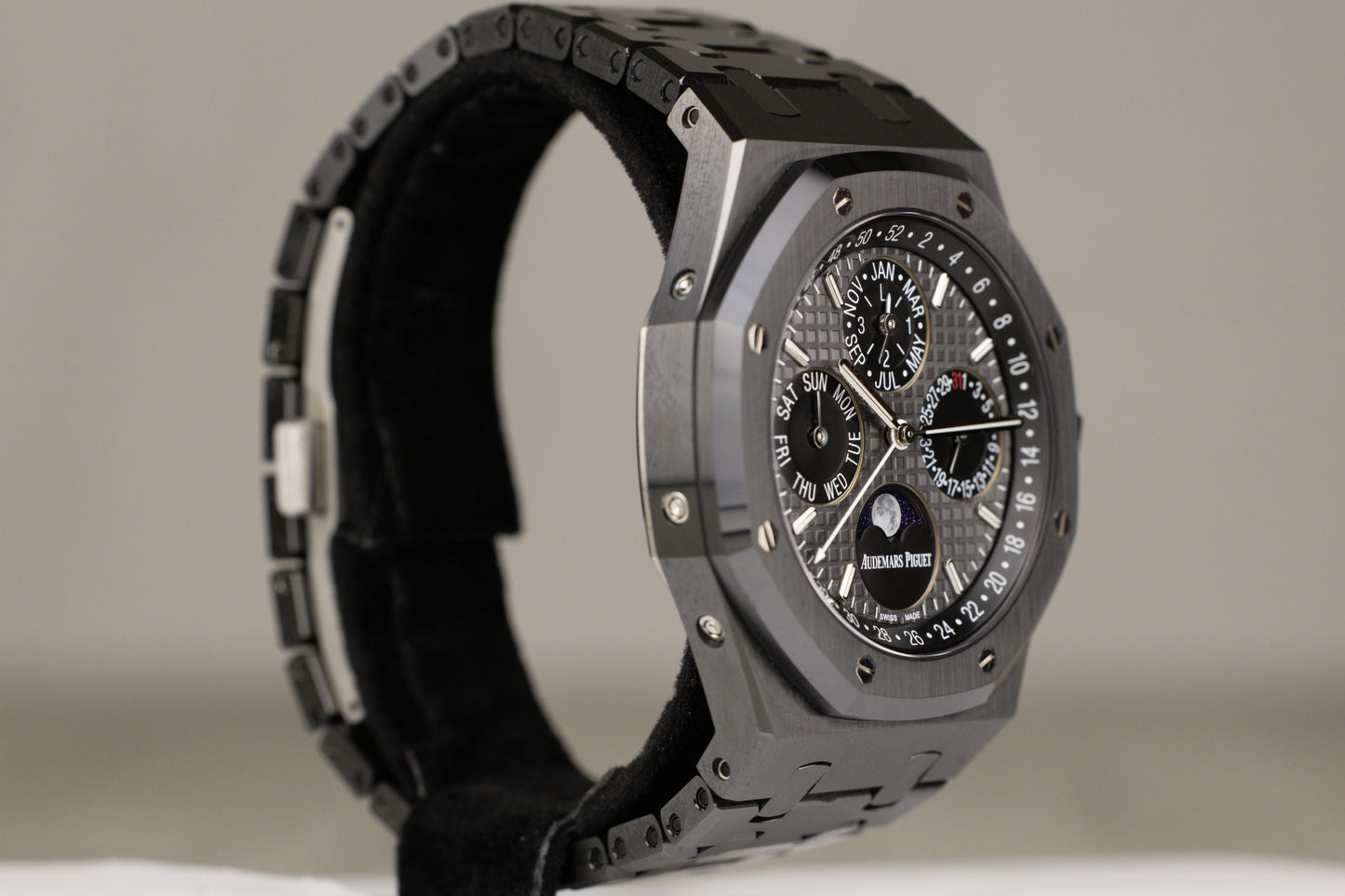 Audemars Piguet 26579CE Royal Oak Perpetual Calendar Moonphase Black Ceramic Black Dial