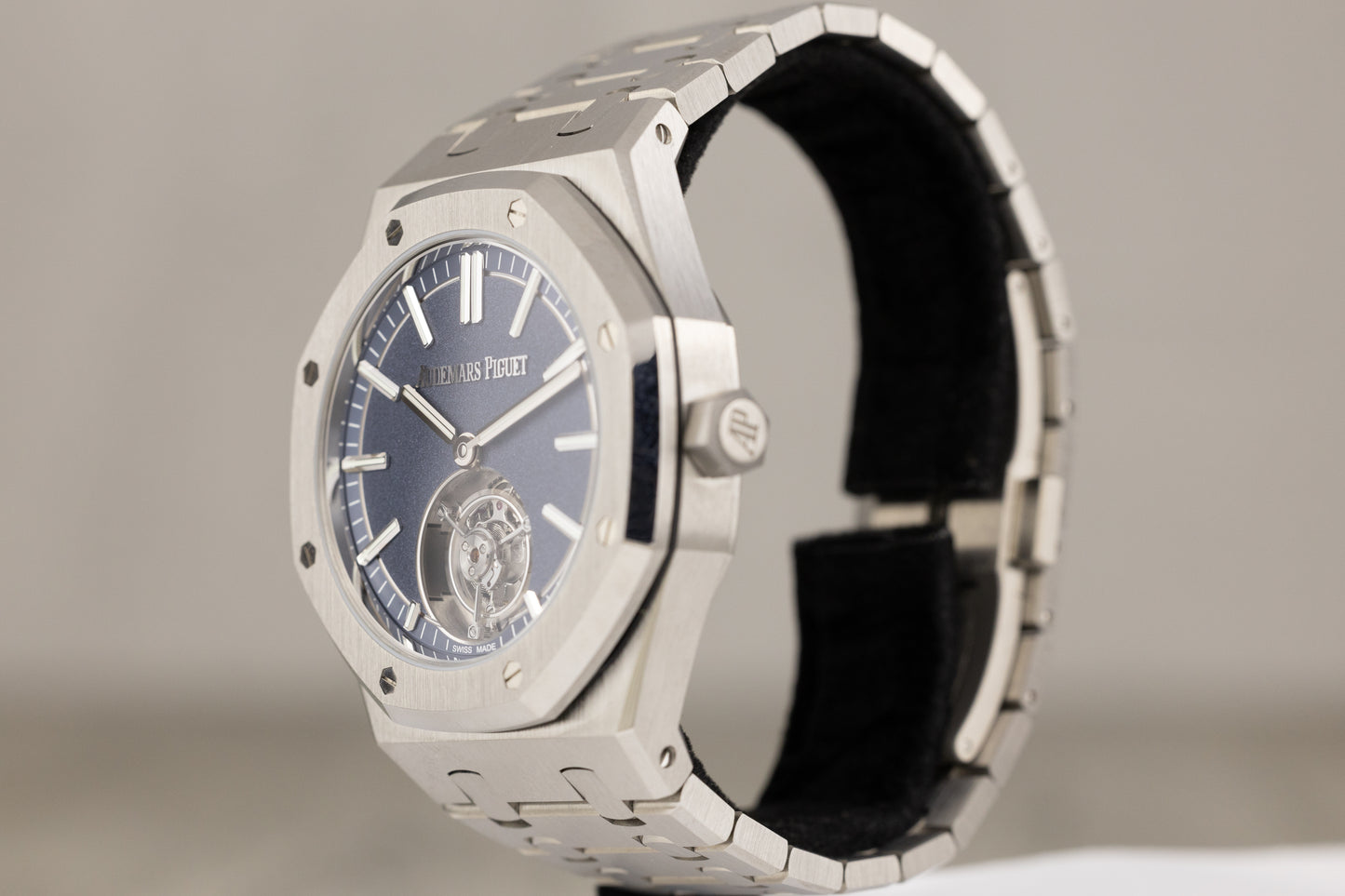 Audemars Piguet 26730TI Royal Oak Selfwinding Flying Tourbillon Titanium Blue Dial