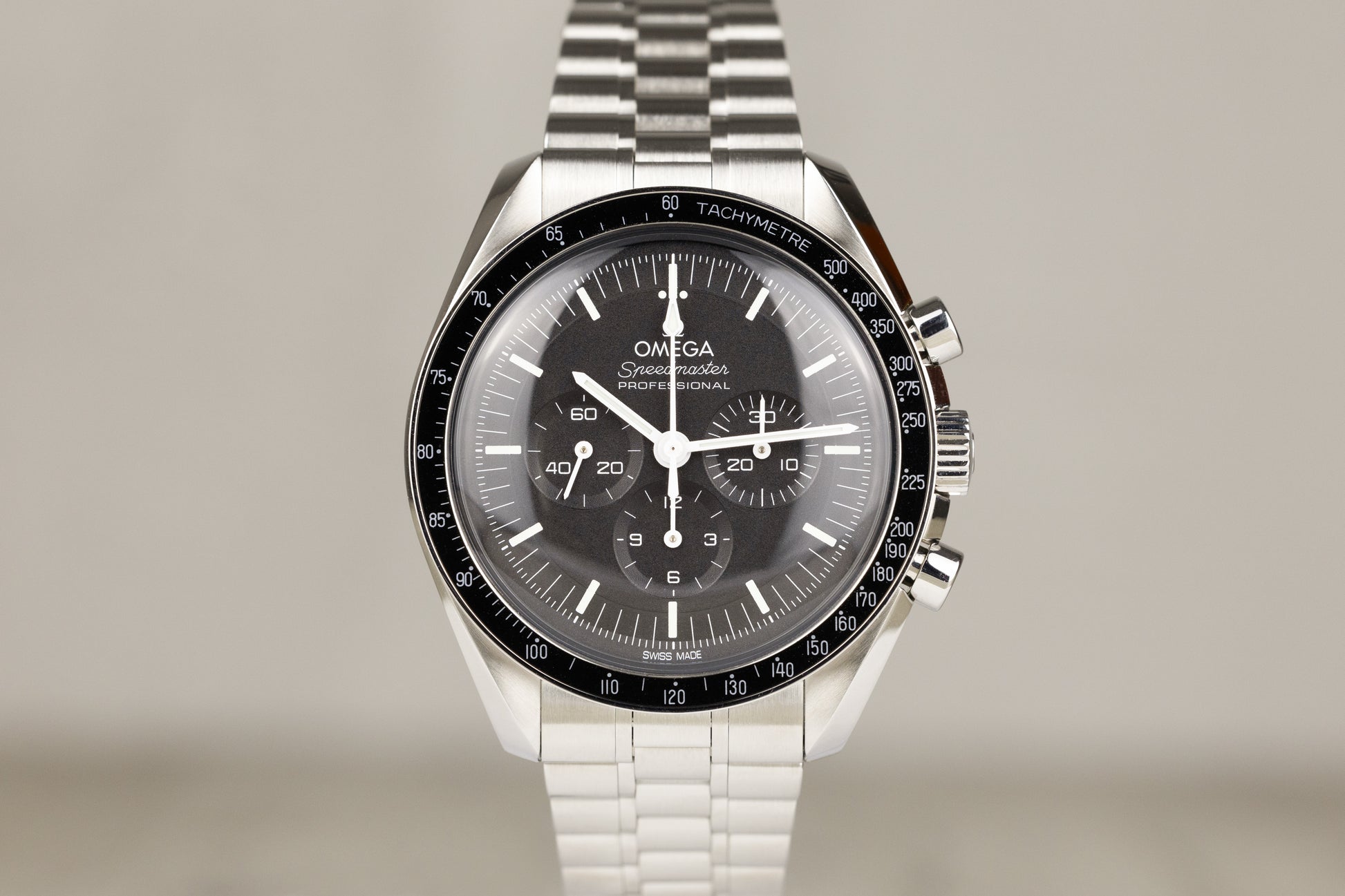 Omega 310.30.42.50.01.001 Speedmaster 42mm Tachymetre Stainless Steel Black Dial