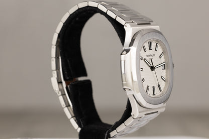 Patek Philippe 5711/1A Nautilus Date Stainless Steel White Dial