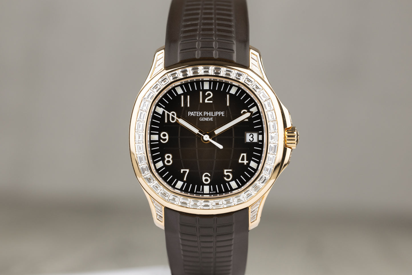 Patek Philippe 5167/300R Aquanaut Diamond 40mm Brown Dial