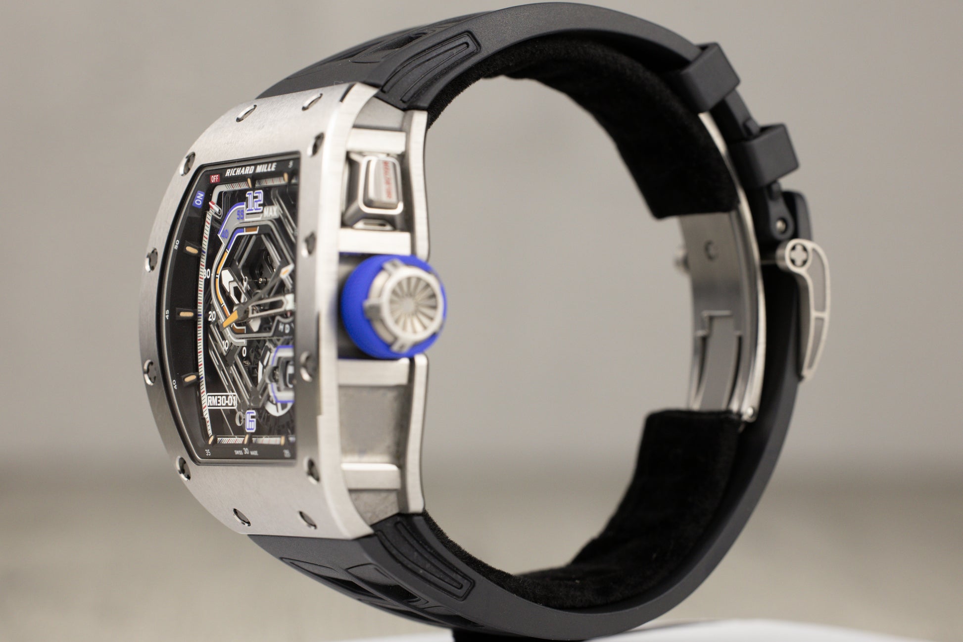 Richard Mille RM30-01 Automatic Winding with Declutchable Rotor Titanium Skeletonized Dial