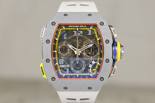 Richard Mille RM65-01 Automatic Split-Seconds Chronograph Carbon TPT Skeleton Dial