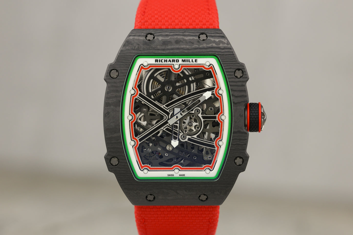 Richard Mille RM67-02 Automatic Winding Extra Flat 'Italy' Carbon TPT Skeletonized Dial