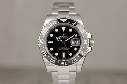 Rolex 116710LN GMT-Master II Stainless Steel Black Dial