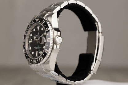 Rolex 116710LN GMT-Master II Stainless Steel Black Dial