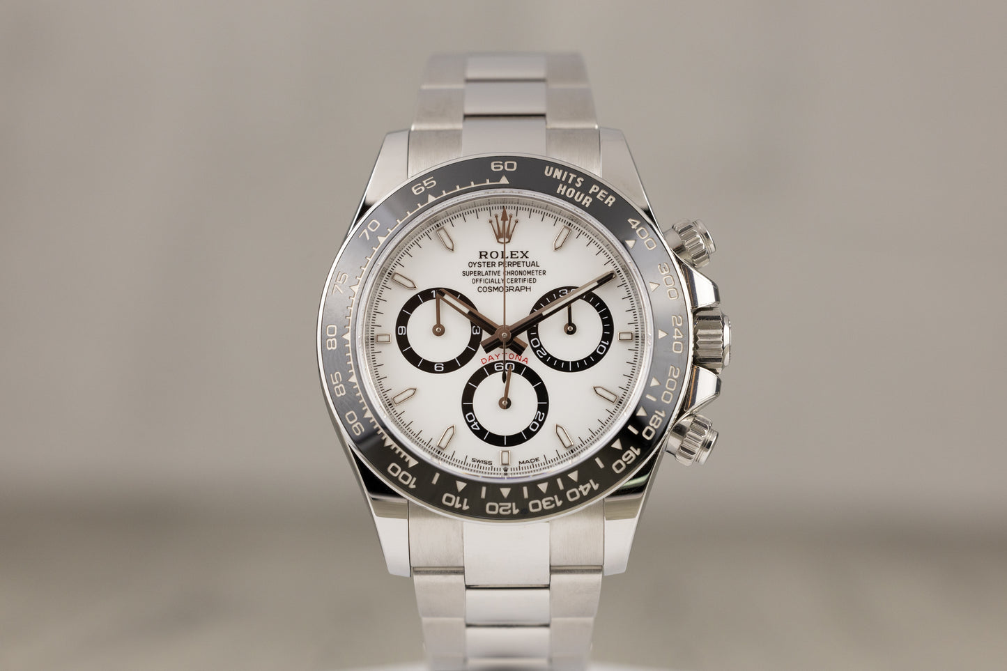 Rolex 126500 Daytona Stainless Steel White Dial