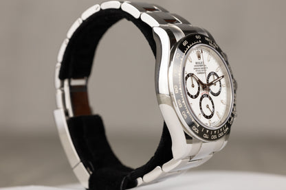 Rolex 126500 Daytona Stainless Steel White Dial