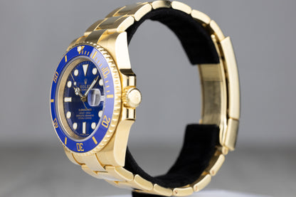 Rolex 126618LB Submariner 41 Yellow Gold Blue Dial