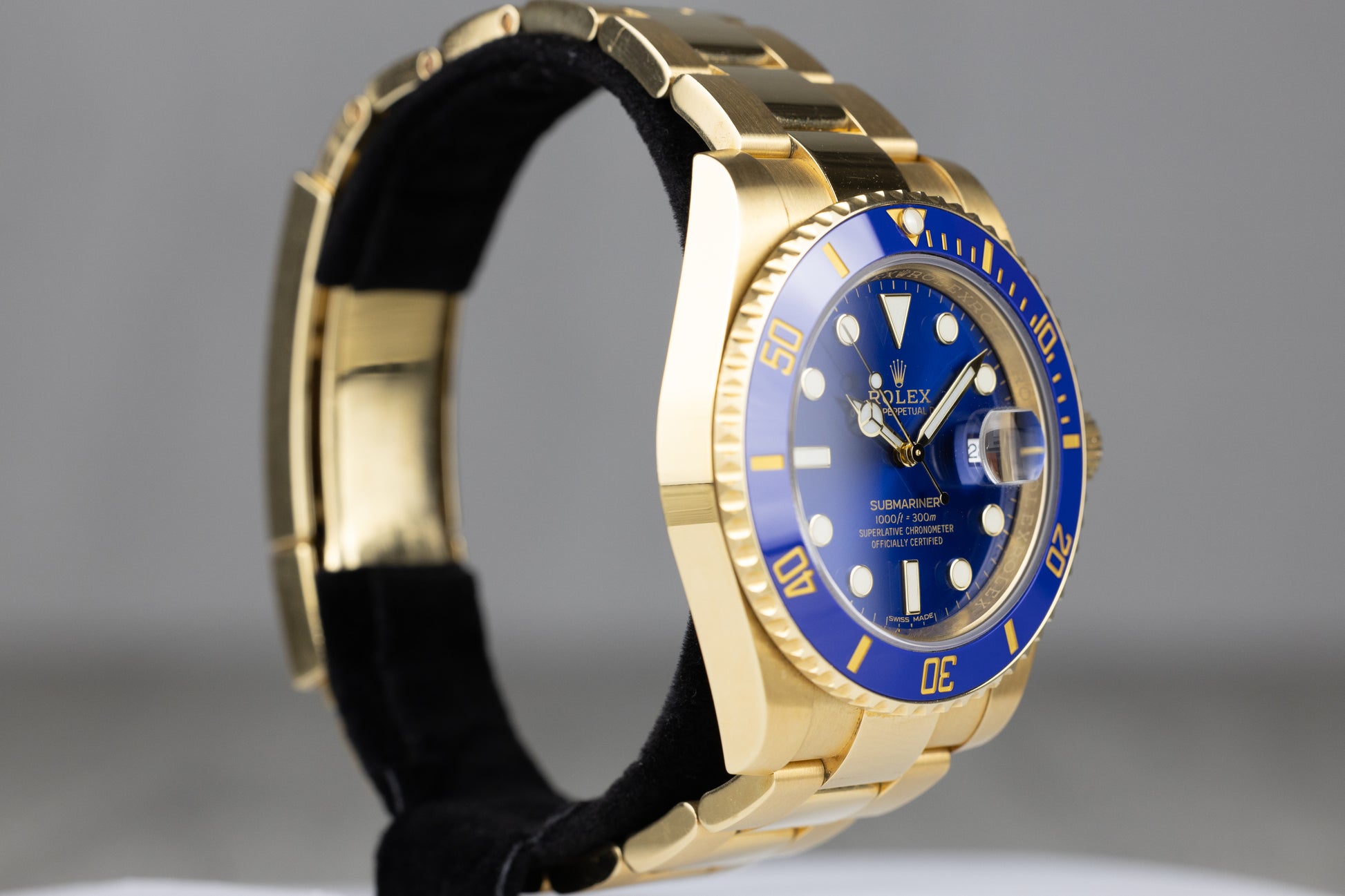 Rolex 126618LB Submariner 41 Yellow Gold Blue Dial