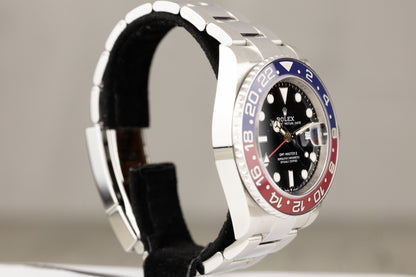 Rolex 126710BLRO GMT-Master II 'Pepsi' Stainless Steel Oyster Bracelet Black Dial