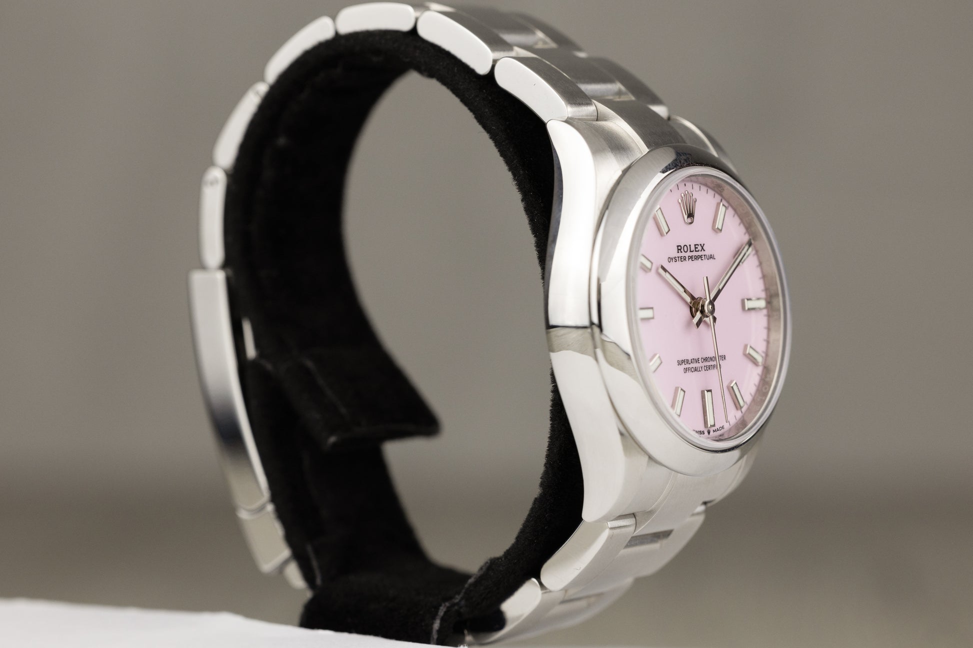 Rolex 277200 Oyster Perpetual 31 Stainless Steel Oyster Bracelet Pink Dial