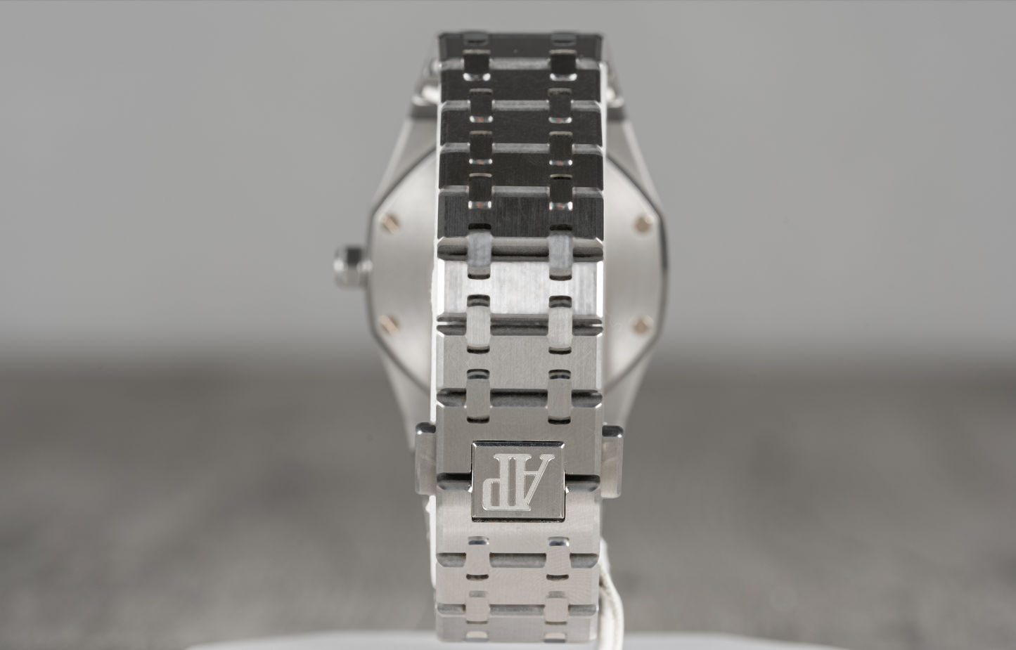 Audemars Piguet Ladies Royal Oak White Dial w/ Factory Diamond Bezel 67651ST